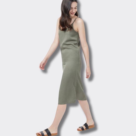 Tentree Cami Slip Midi Dress Sz. Medium - Picture 6 of 12